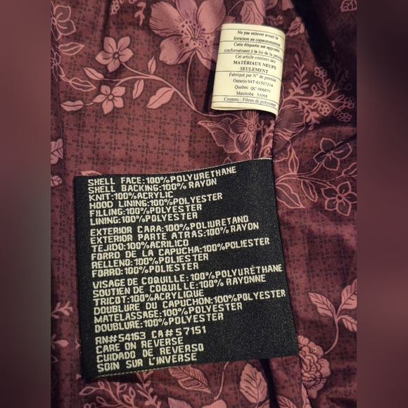 Guess x Wilson's Leather Women's Burgundy Cable-Knit Faux-Leather Jacket S - Picture 11 of 16